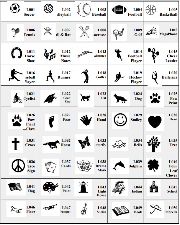 Icons for brick fundraising for sterling animal shelter